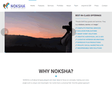 Tablet Screenshot of nokshaworld.com